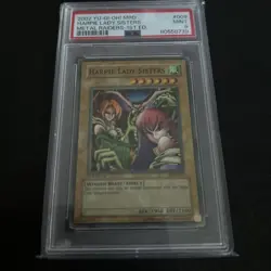 Yu-Gi-Oh Harpie Lady Sisters PSA 9 1st Mrd Mint NA Fade Look wow BGS CGc - Image 1