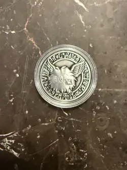 YUGIOH Winged Kuriboh Silver Coin Yu-Gi-Oh! YCS Pre-Registration KONAMI OFFICIAL - Image 1