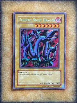 Yugioh Serpent Night Dragon MRL-103 Secret Rare Original Print LP - Image 1