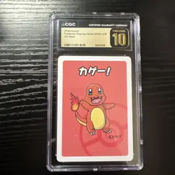 2019 POKEMON PLAYING CARDS OLD MAID JAPANESE CHARMANDER CGC 10 PRISTINE - Image 1