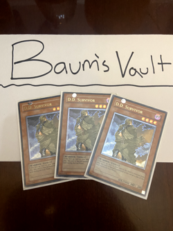 3x D.D. Survivor - Ultimate- TLM-EN023- Unlimited- Various Conditions- Yugioh! - Image 1