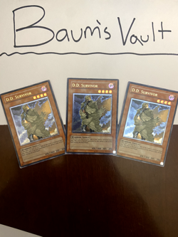 3x D.D. Survivor - Ultimate- TLM-EN023- Unlimited- Various Conditions- Yugioh! - Image 2