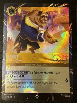 Disneyland Lorcana Exclusive Promos - set of Belle & The Beast Park Promo 2 Card - Image 2