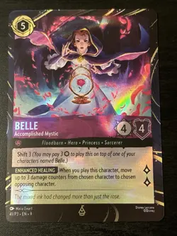 Disneyland Lorcana Exclusive Promos - set of Belle & The Beast Park Promo 2 Card - Image 4