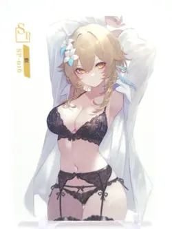Key of The Moon & Stars - Anime Waifu Trading Card - Lumine - Image 1