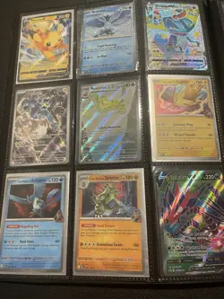 Pokemon Binder Lot Of 261 Cards Full Arts And More All Near Mint Binder Included - Image 2