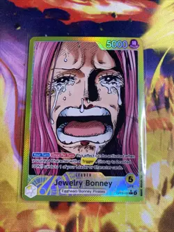 Jewelry Bonney OP13-100 Parallel Carrying On His Will One Piece Card Game - Image 1