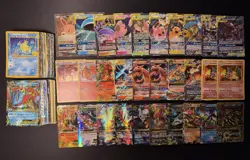 Lot of 150 Pokemon Cards Mega/EX/GX/Full Art/V/VMAX Modern Collection HP-DAMAGED - Image 1