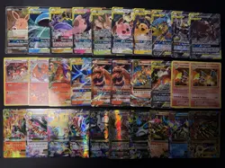 Lot of 150 Pokemon Cards Mega/EX/GX/Full Art/V/VMAX Modern Collection HP-DAMAGED - Image 2