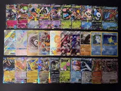 Lot of 150 Pokemon Cards Mega/EX/GX/Full Art/V/VMAX Modern Collection HP-DAMAGED - Image 3