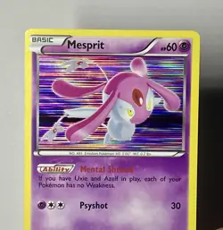 Mesprit 37/101 (MP) Holo Rare Black & White: Plasma Blast 2013 Pokemon Card - Image 3