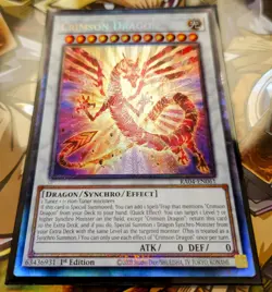 Crimson Dragon (Prismatic Collectors Rare) - RA04-EN061 - Yu-Gi-Oh TCG - Image 2