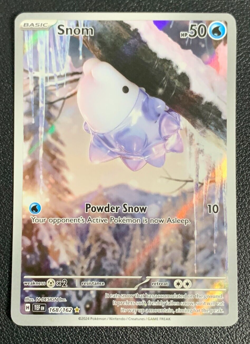 Snom 168/162 Temporal Forces Illustration Rare Holo Pokemon TCG Card NM - Image 1
