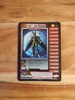 DBZ Card Cell, The Master #136 FOIL Rare Score 2001 Dragon Ball Z Unlimited MP - Image 1