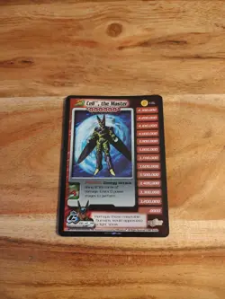 DBZ Card Cell, The Master #136 FOIL Rare Score 2001 Dragon Ball Z Unlimited MP - Image 2