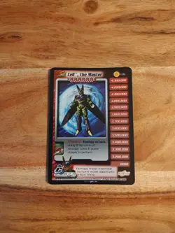 DBZ Card Cell, The Master #136 FOIL Rare Score 2001 Dragon Ball Z Unlimited MP - Image 3