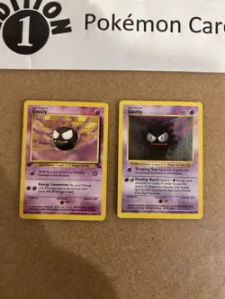 Gastly 1st Edition Pokemon Card Lot Vintage WOTC - Image 1