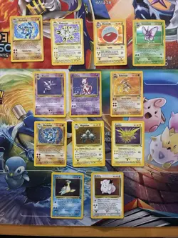 Vintage Pokemon Card Lot WOTC Holo Fire Mewtwo Haunter Zapdos - Image 1