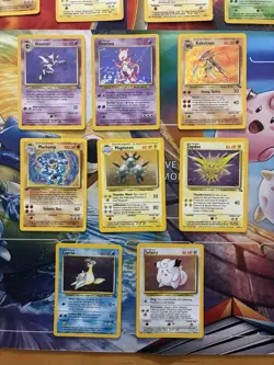 Vintage Pokemon Card Lot WOTC Holo Fire Mewtwo Haunter Zapdos - Image 2