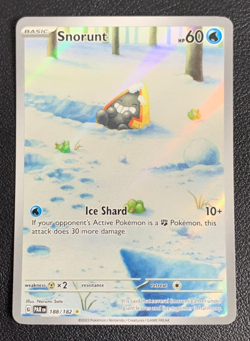 Snorunt 188/182 Paradox Rift Illustration Rare Holo Pokemon TCG Card NM - Image 1