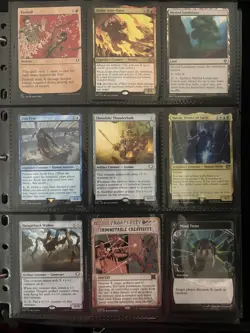 Magic The Gathering Rare & Mythic Card MTG Binder Collection Lot - Image 1