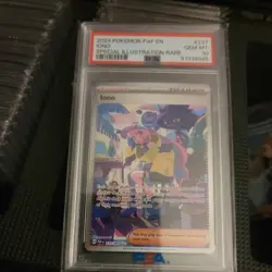 PSA 10 GEM MINT Iono 237/091 Paldean Fates SIR PSA 10 Pokemon TCG Card - Image 1