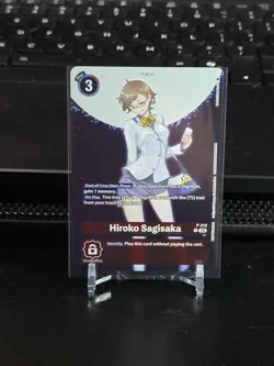 Digimon Card Game Hiroko Sagisaka P-210 Promo Box Topper BT23 Hackers Slumber - Image 1