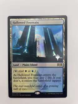 1xMTG Hallowed Fountain-Ravnica Allegiance-Foil NM Promo Pack - Image 1
