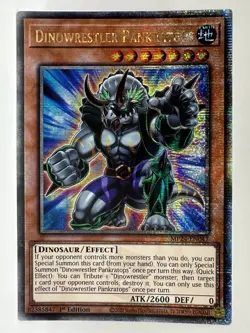 Yu-Gi-Oh Dinowrestler Pankratops MP24-EN047 Quarter Century Rare 1st Edition - Image 1