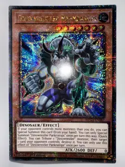 Yu-Gi-Oh Dinowrestler Pankratops MP24-EN047 Quarter Century Rare 1st Edition - Image 2