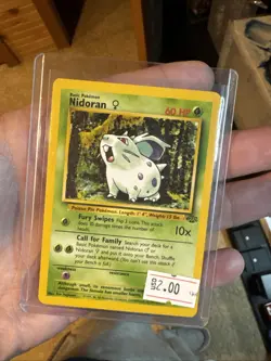 NIDORAN - Base Set 2 - 82/130 - Common - Pokemon Card D10 - Image 1