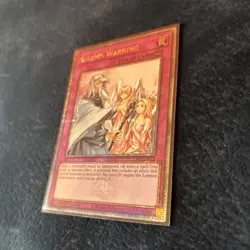 RA02-EN078 "Solemn Warning" Quarter Century Secret Rare YuGiOh! NEW - Image 2