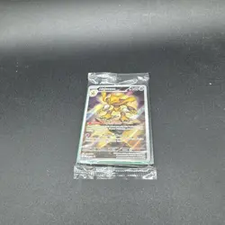 Pokemon TCG Alakazam MEP 009 2025 Mega Evolution ETB Black Star Promo Card Seale - Image 1