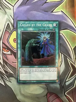 RA01-EN057 Called By The Grave Platinum Secret Rare 1st Edition NM Yugioh Card - Image 1