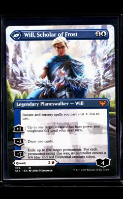 MTG Magic the Gathering STX Strixhaven Borderless #278 Rowan Scholar of Sparks - Image 2