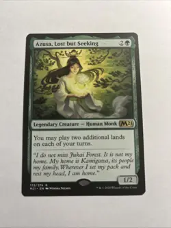 Azusa, Lost but Seeking - Core Set 2021 M21 MTG Plus Bonus Rare!!! - Image 1