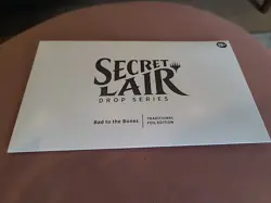 🌟MTG Secret Lair - Bad to the Bones - Traditional Foil - Sealed - Image 2