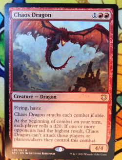 Chaos Dragon - Regular - NM - Adventures Forgotten Realm Commander - Image 1
