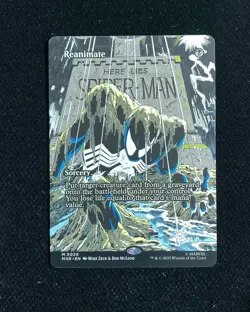 2025 Magic The Gathering MTG Marve EN Spider-Man #M 0020 Reanimate GAV - Image 1
