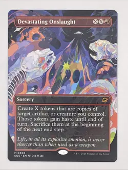 Devastating Onslaught (Borderless) Edge of Eternities Regular - Image 1