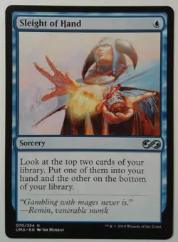 Sleight of Hand *Uncommon* Magic MtG x1 Ultimate Masters - Image 1