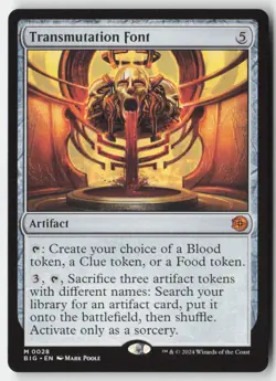 MTG - Transmutation Font M Outlaws of Thunder Junction: The Big Score 28 LP-NM - Image 1