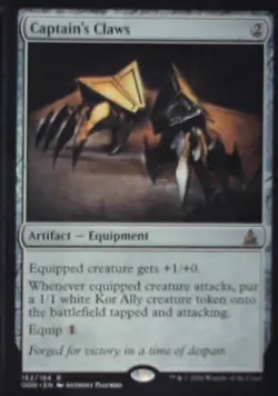 Captain's Claws - Oath of the Gatewatch: #162, Magic: The Gathering Nm R202 - Image 1