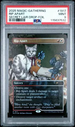 Rip Apart (CATS) ✨ Borderless FOIL ✨ MTG NM Secret Lair (1917) - Image 1