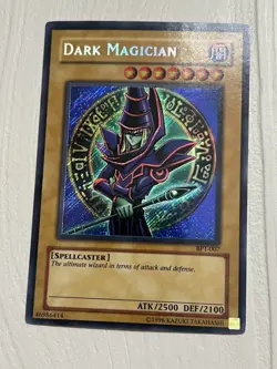 Yugioh Dark Magician BPT-007 Secret Rare LP - Image 1