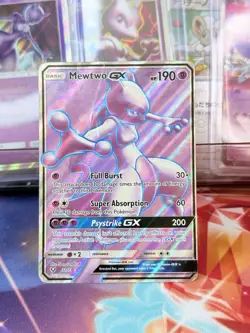 Mewtwo GX - 72/73 - Ultra Rare Full Art - Shining Legends Pokemon TCG - Image 2