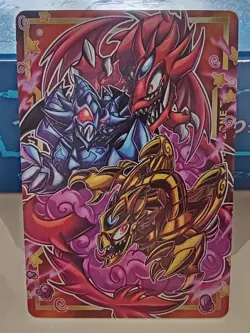 Carte Yu Gi Oh Slifer, RA and Obelisk Toon Full Art Holo - Image 1