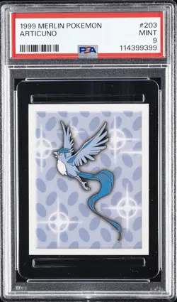 1999 MERLIN POKEMON #203 ARTICUNO PSA 9 - Image 1