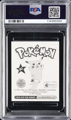 1999 MERLIN POKEMON #203 ARTICUNO PSA 9 - Image 2