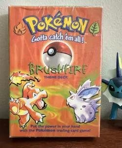 Pokemon 1999 Brushfire Theme Deck FACTORY SEALED - Image 1